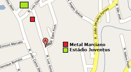 Metalmarciano - Localização